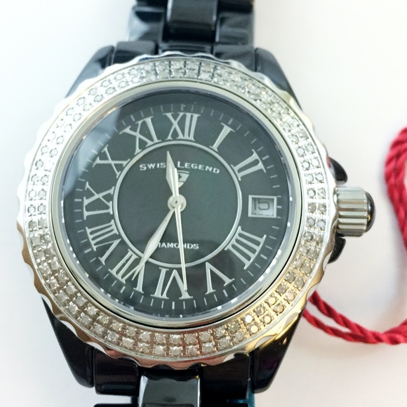 NWT • Swiss Legend • Karamica Watch with Diamonds - Picture 5 of 8